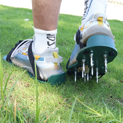 Lawn Aerator Shoes Adjustable Spiked Aerating Sandals Machine Gardening Tools Products Manual Ground Surcador Accessories Tool