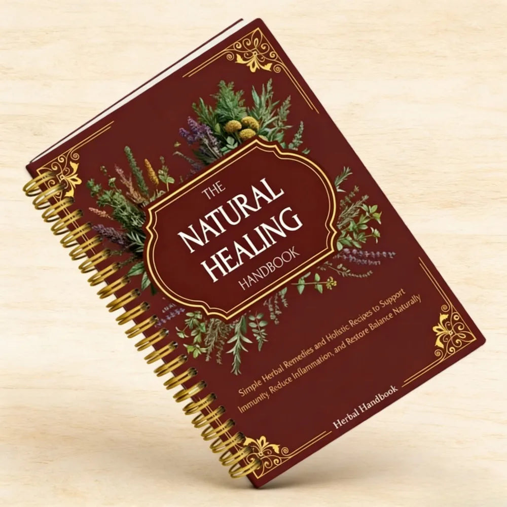 Spiral Bound Herbal Healing Book | Heart Health Blood Pressure Focus Recipes