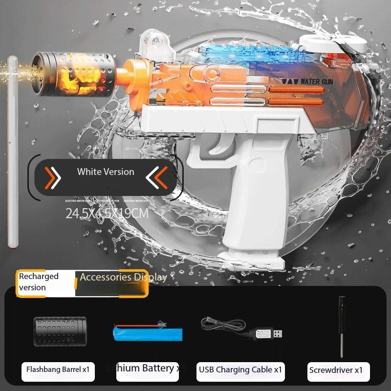 UZI Water Gun Toy Swimming Pool Play Water Adult Shots Games Toy Outdoor Games High Pressure Water Gun Summer Swimming Pool Toys