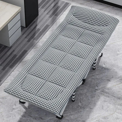 Camping Cot Comfortable with Pad  Portable Folding Bed for Sleeping Single Supports Travel Office Garden Beds  складная кровать
