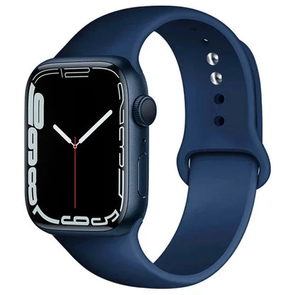Silicone Band For Apple Watch strap 46mm 44mm 45mm 40mm 41mm 42-38mm 49mm sport bracelet iwatch series 11 10 9 8 7 6 5 SE Ultra3