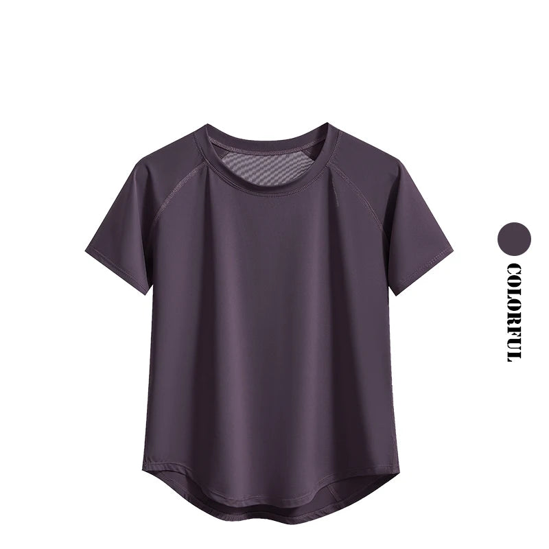 DRUR S-4XL Yoga Set Women Sport Shirts Gym Pants Set 2 Piece Short Fitness Tops Sweatpants Suit Female Summer Sportswear Outfit
