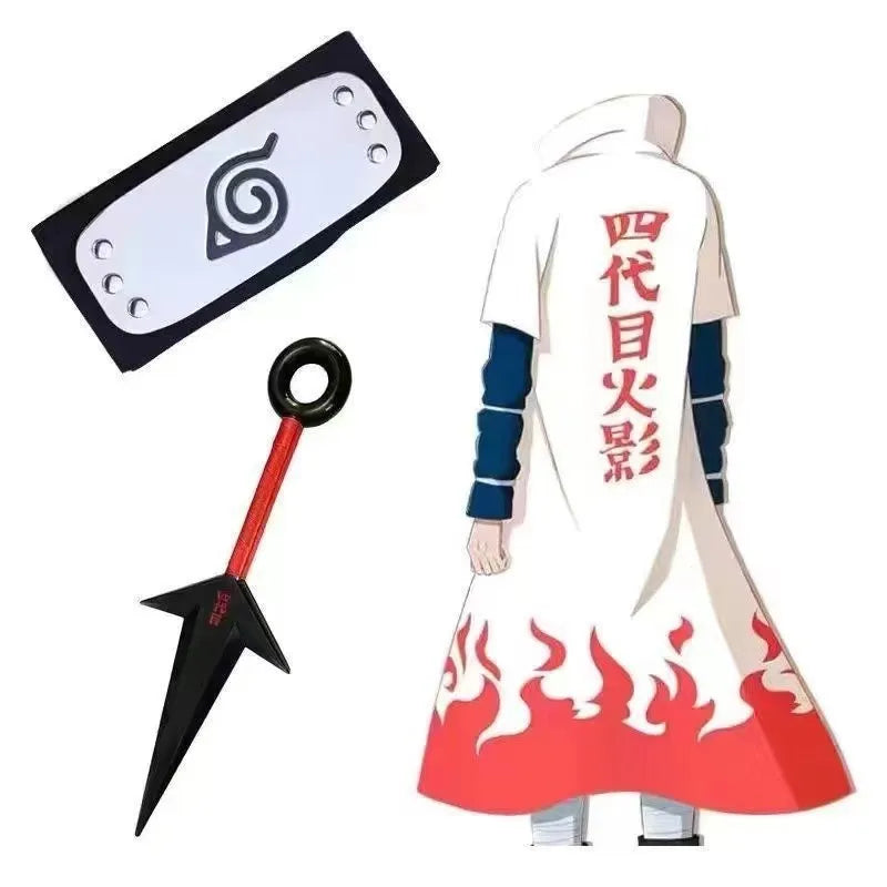 Anime Ninja Cosplay Akatsuki Cosplay Costume Uchiha Itachi Red Cloud Cloak Robe Cloak Headband Props Halloween Clothe