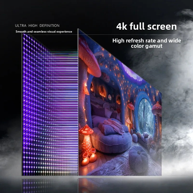 Frameless full screen 100 inch TV 120 network WIFI75 far field voice 85 high definition 4k LCD