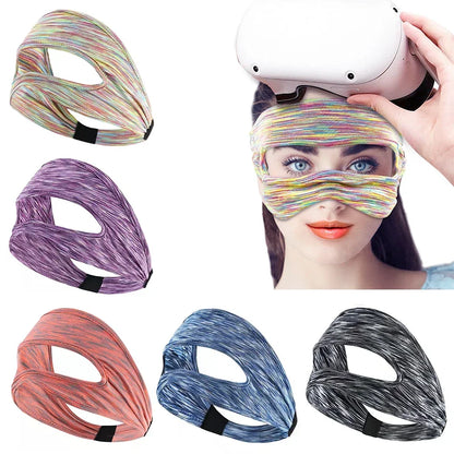 VR Eye Mask Cover For Meta Quest 3/Oculus Quest 2 Breathable Sweat Band Padding With Virtual Reality Headsets Accessories