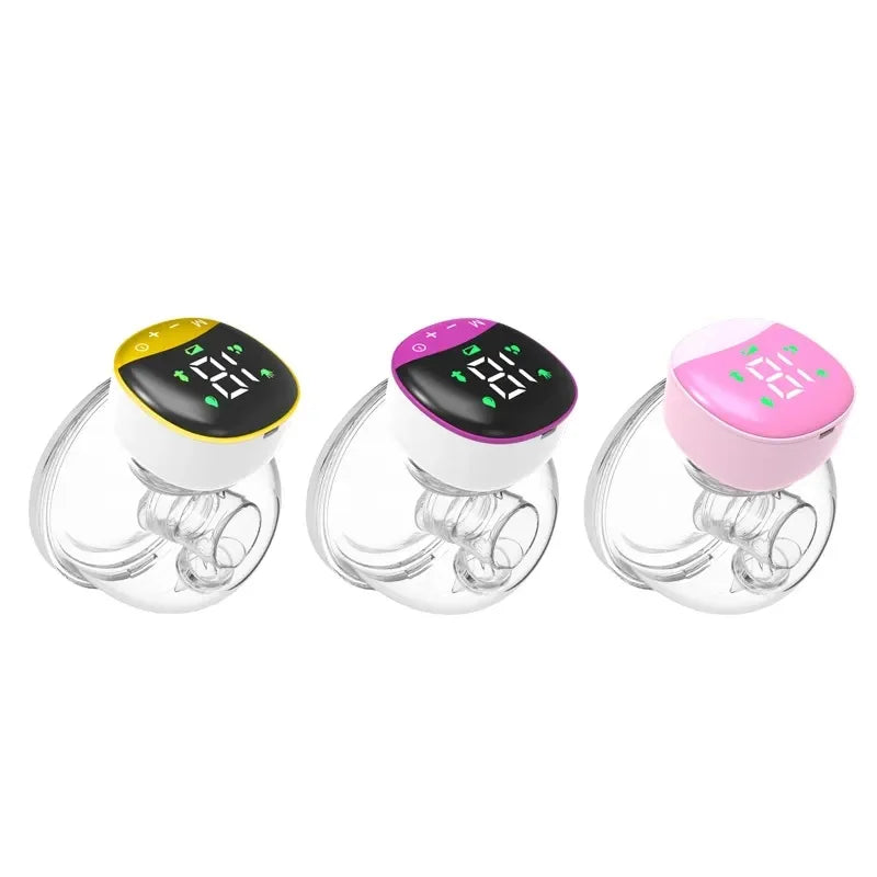 New LCD Electric Wearable Breast Pump Automatic Hands-free Silent USB Rechargeable Milk Extractor Baby Breastfeeding BPA Free