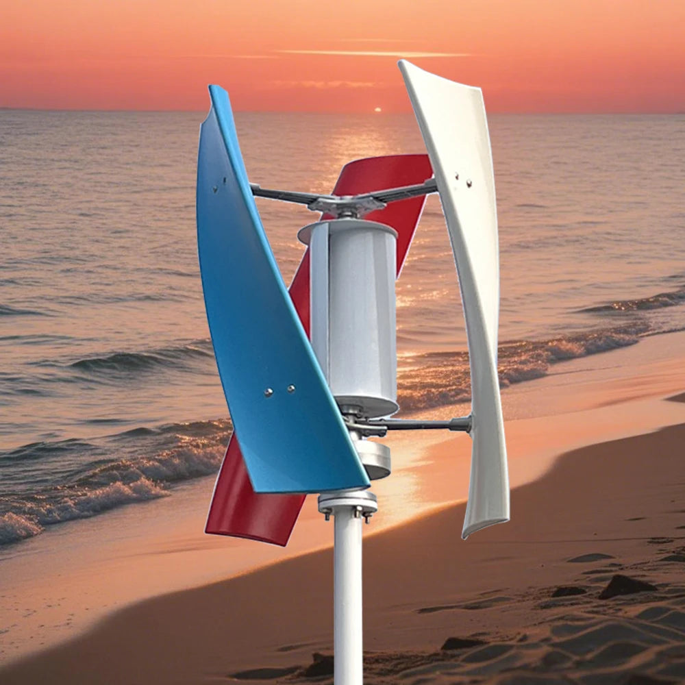 10000W 5000W 8000W 12V/24V 48V 96V Wind Turbine Generator Complete Set Windmill 220V Output Vertical Axis Wind Turbine Home Use