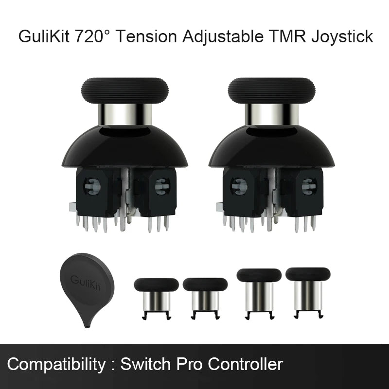 GuliKit NS55 720° Tension Adjustable TMR Joystick for Switch Pro Xbox Series PS4 PS5 Edge Gamepad Controller Game Accessories