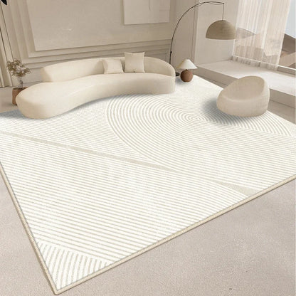 Minimalism Style Carpet Living Room Decoration Fluffy Soft Rugs for Bedroom Abstract Large Plush Rug Home Thickened Floor Mat