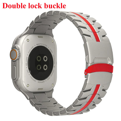 Stainless Steel Strap For Apple Watch Series 12 11 10 9 8 SE 3 46mm 45mm 42mm 44mm Metal Bracelet Band iWatch Ultra 4/3/2/1 49mm