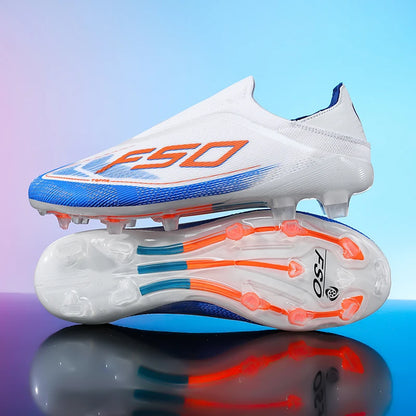 New Men Football Boots Non-Slip Boys Sneakers Soccer Shoes Grass Cleats High-quality Match Outdoor Hot-selling High-top Light