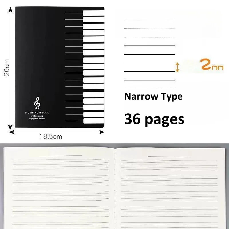 Blank Sheet Music Notebook Staff Paper Sheet Music Composition Art Music Notebook Manuscript Paper Piano Notebook Song Writing