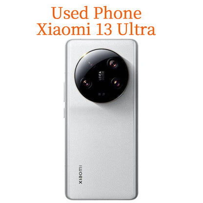 Xiaomi 13 Ultra 5G Smartphone Android Unlocked ROM 256GB 512GB 1TB 50MP Camera Used Phone