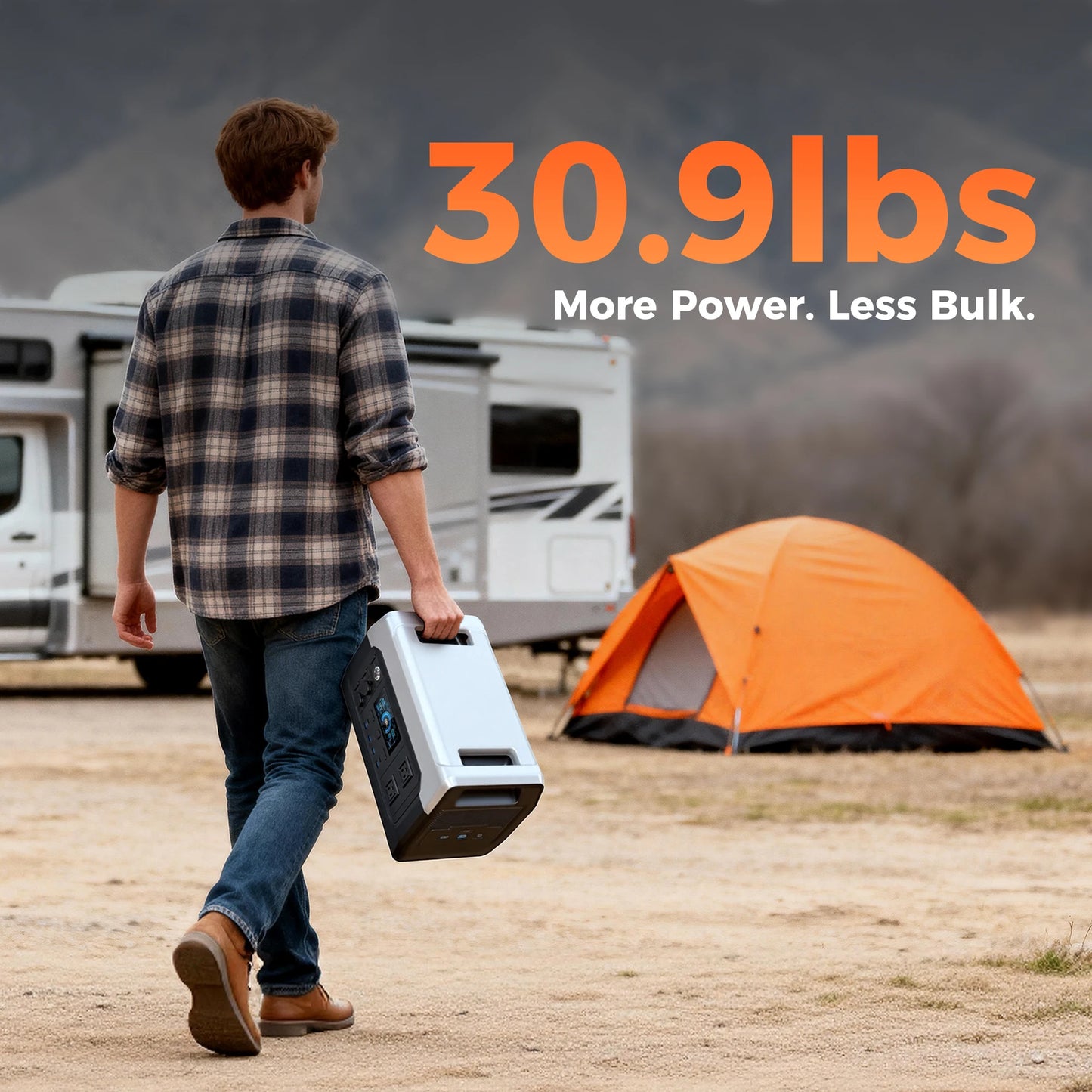 CTOLITY XP1000 PLUS Portable Power Station, 1024Wh LiFePO4 Solar Generator | 1800W (3000W Surge) | 1 Hour Super Fast Charge | Lightweight for Home Backup, Camping & Hurricane Emergency