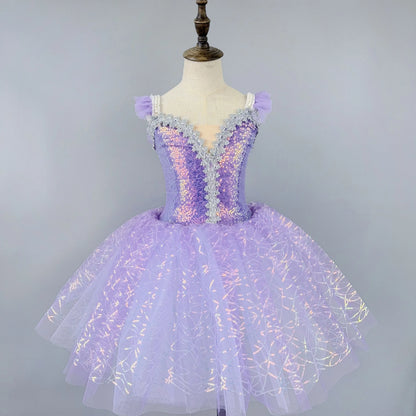 Ballet Performance Tutu Dress Girls Dance Wear Outfit Children Stage Clothing Fashion Ballet Dresses Princess Vestido Kids