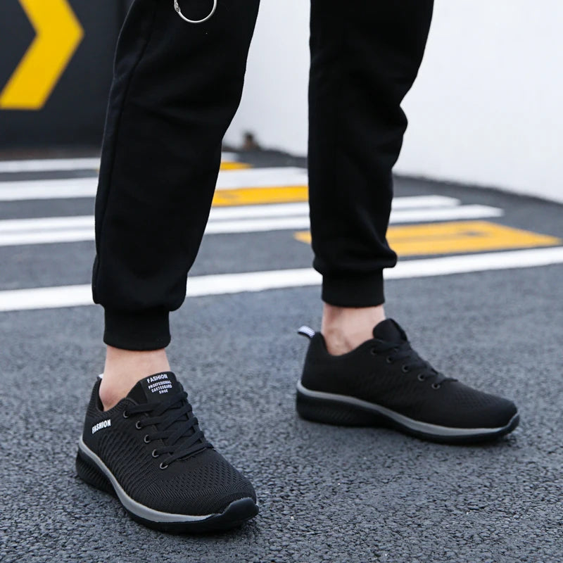 Athletic Shoes for Men Shoes Sneakers Black Shoes Casual Knit Sneakers
