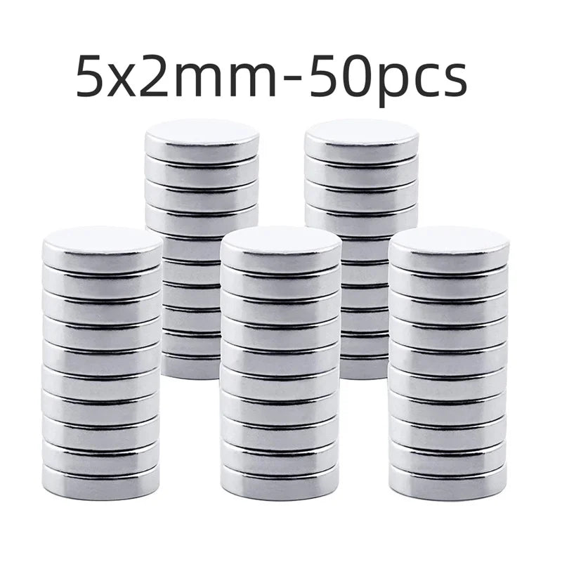 Strong Round Magnets for Fridge, DIY, Projects, Science, Office 3x1 3x2 5x1 5x2 8x1 8x2