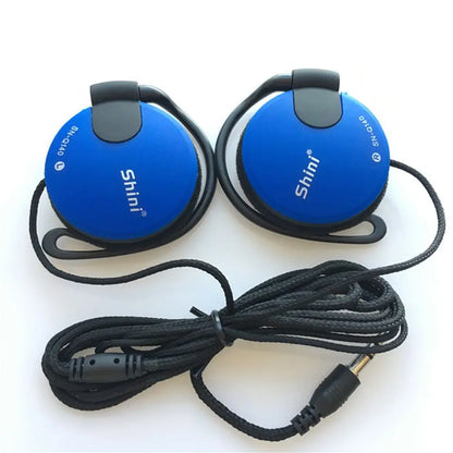 For Phone Wired Earpiece 3.5mm Sport Headset Earphone Headphone Ear Hook