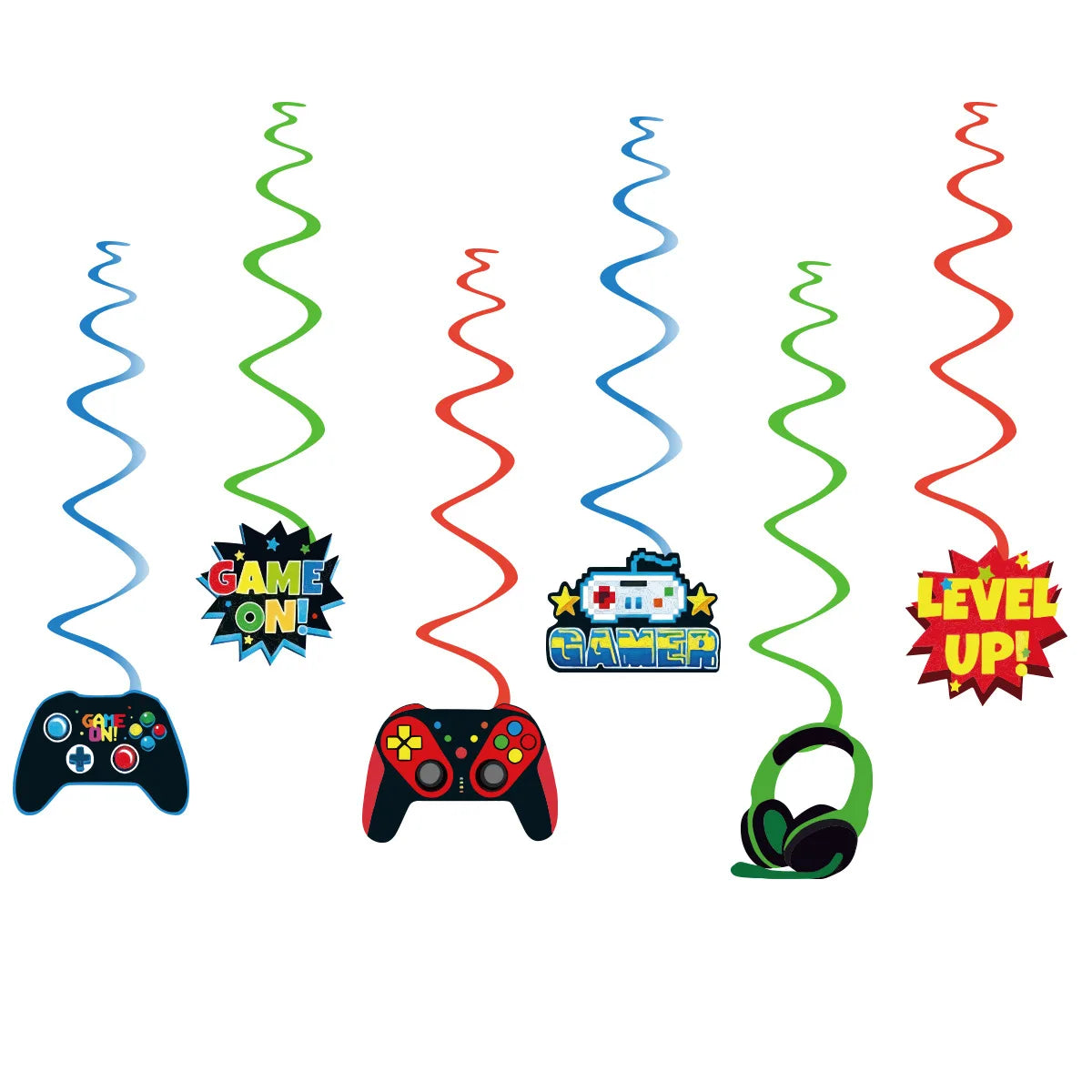 Gamepad Boy Birthday Party Decorations Paper Cup Plate Napkin Tablecloth Banner Caketopper Balloons For Baby Shower Supplies