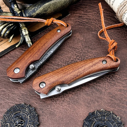 High-Quality Folding Knife: Everyday Cutting, Adventure, Hiking Rescue Tool—Portable Camping Pocket-Sized Outdoor Knife, Gift