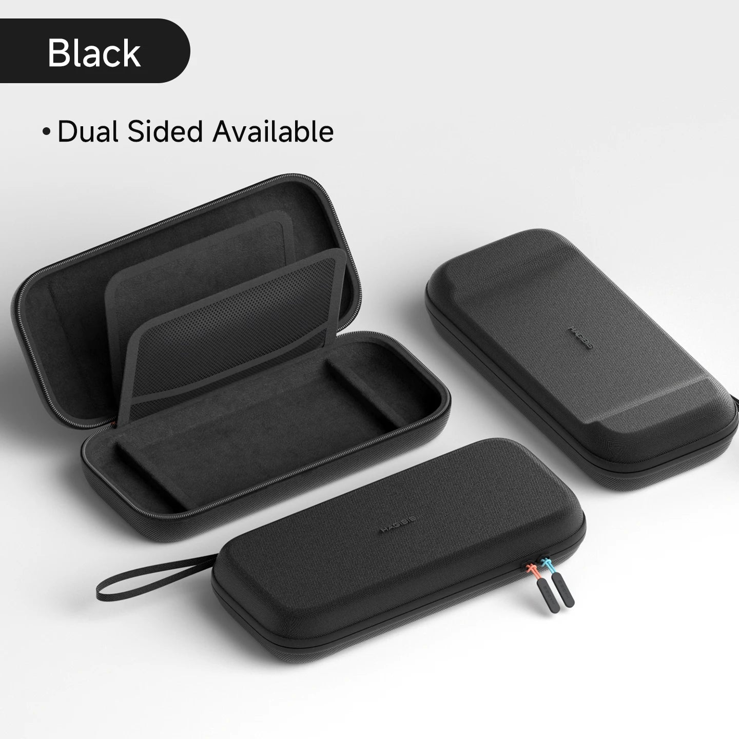 Hagibis Carrying Case for Switch 2 Hard Shell Portable Travel Pouch Dual-sided Bag for NS2 Accessories with 10 Game Cartridges