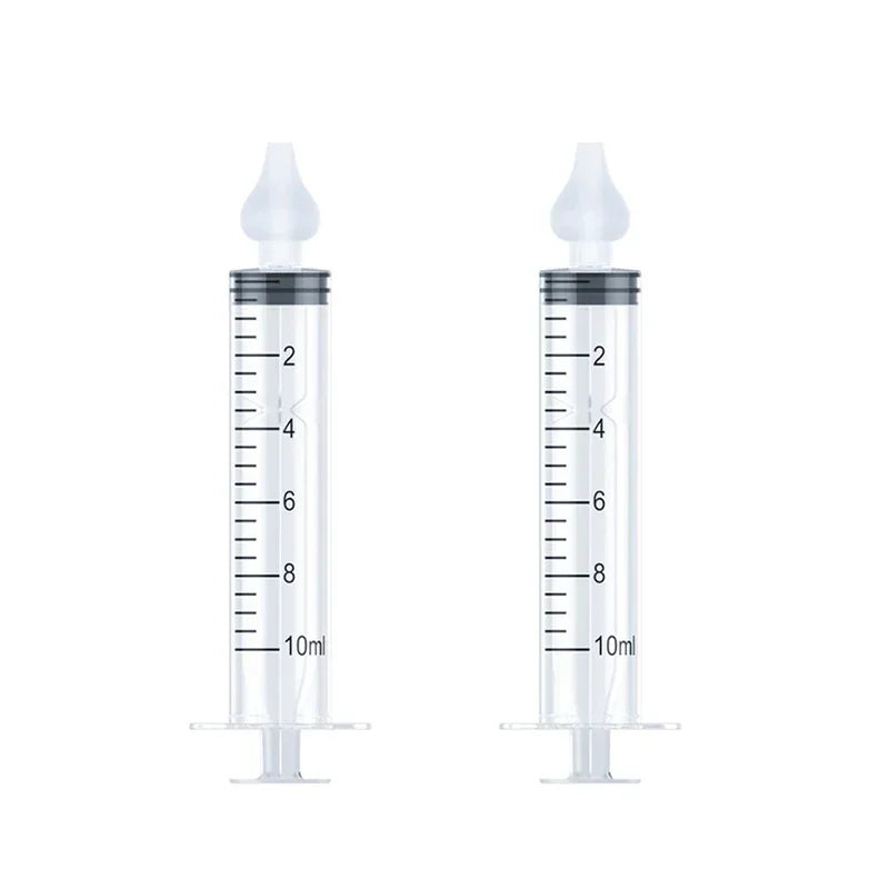 10ML/20ML Baby Nose Cleaner Needle Tube Nasal Aspirator Reusable Baby Rhinitis Nasal Washer Syringe Nasal Irrigator for Children