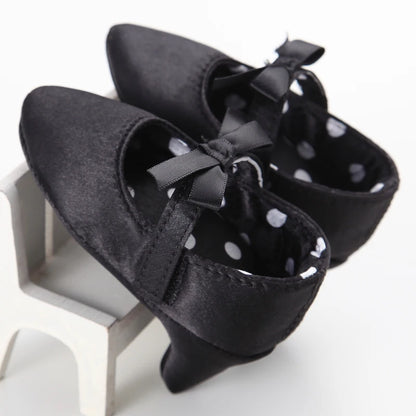 Baby Girls First Princess Heels Party Bow Soft Sole Spring Autumn Toddler Dress Up Shoes