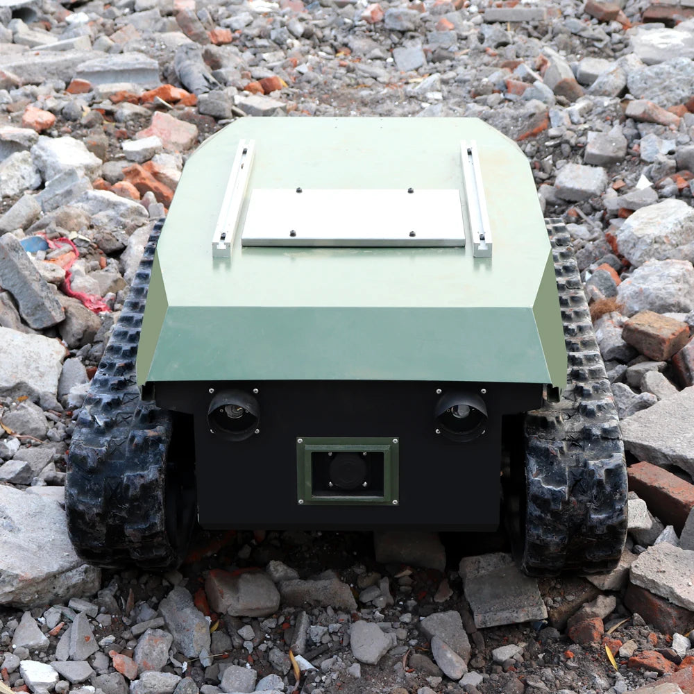 Off Road 300kg Payload Tracked UGV Unmanned Vehicle Chassis Platform for Autonomous Delivery Robots