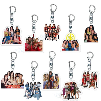 Idol K&Katseye Birthday Party Favors Bracelet Sticker Keychain Kpop Girl Balloons Party Decoration Fans Gifts Baby Shower Suppli