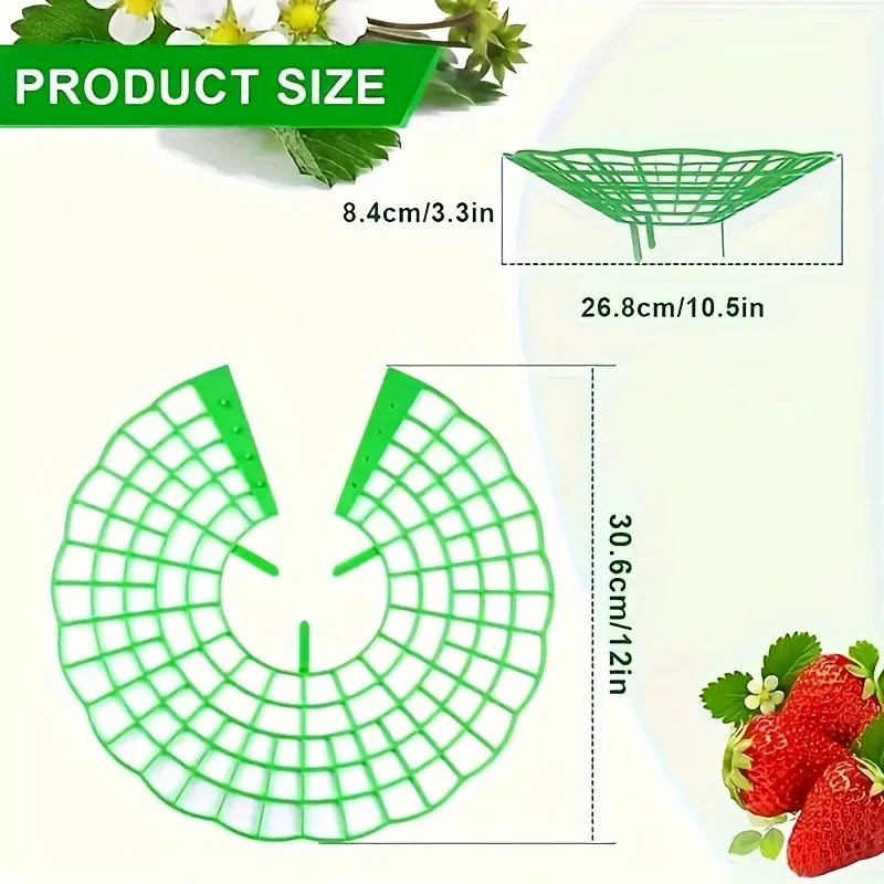 10/20pcs Green Strawberry Planting Racks, Watermelon Support Frames, 3-Legged Plant Protector, Easy Assembly plant accessories