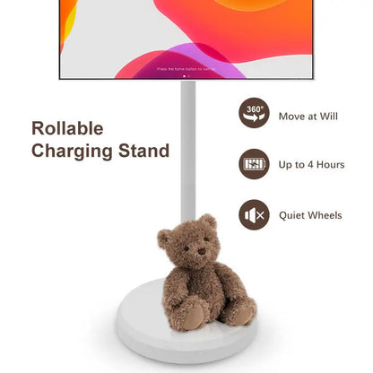 Rollable Smart Touch Screen Wireless Wifi Android 12 Gaming Monitor 21.5 Inch Camera Built-in Rechargeable Smart Portable Tv