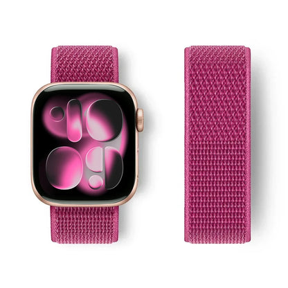 Nylon Loop for Apple Watch Band S11 46mm 40mm 44mm 45mm 42mm 41mm 49mm Smart Belt Bracelet for IWatch 11/10/9/8/7/6/SE/5/4 Strap
