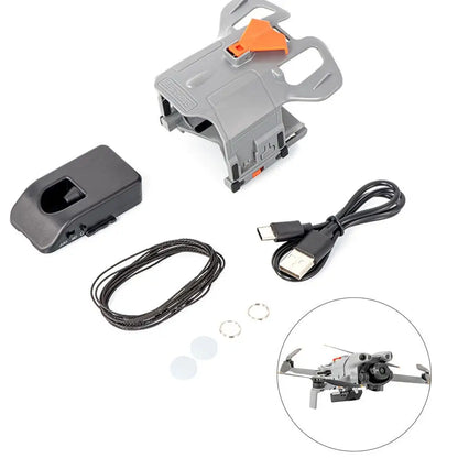 Airdrop System For DJI Mini 5 Pro Thrower Drone Airdrop Aerial Gift Dispenser Accessories Drone Clip Delivery Transport Dev G3F2