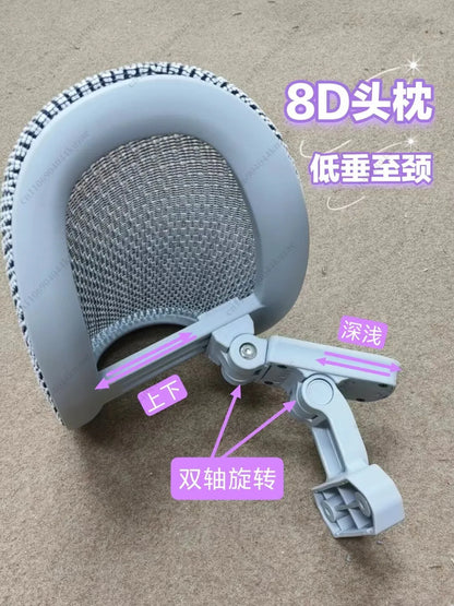 DIY Ergonomic Gaming Chair with 8D Headrest, Dual-Axis Height & Depth Adjustment