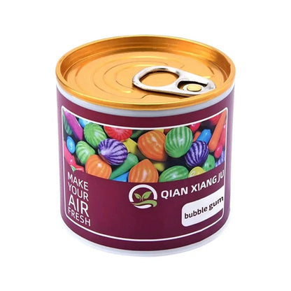 Car Air Freshener Bubble Gum Scent Organic Cans Odor Eliminator Long-Lasting Strong Fragrance Aromatherapy For Auto Home Closet
