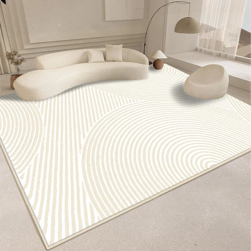 Minimalism Style Carpet Living Room Decoration Fluffy Soft Rugs for Bedroom Abstract Large Plush Rug Home Thickened Floor Mat