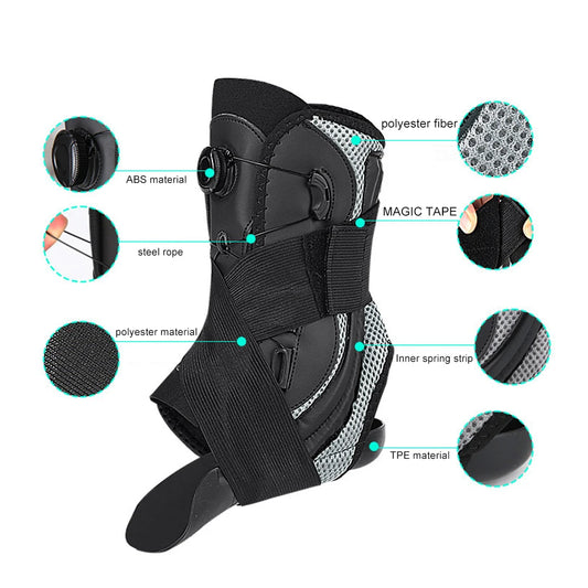 1PCS Ankle Brace for Women Men – Adjustable Ankle Support for Plantar Fasciitis, Ankle Stabilizer for Running, Hiking, Sports