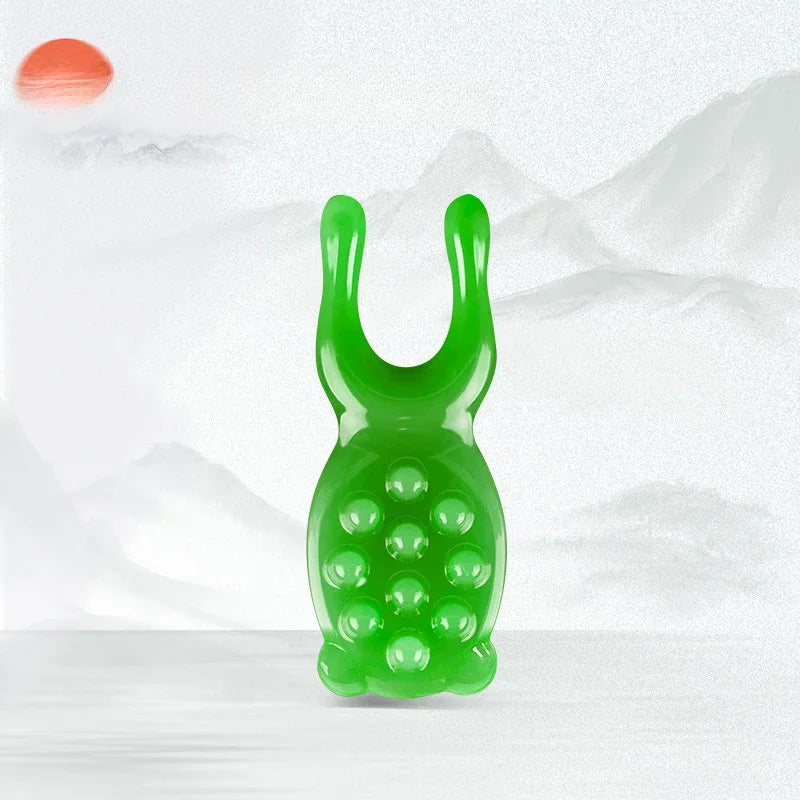 Resin Face Lifting Guasha Scraping Massage Facial Tools Massage Plate Reduce Puffiness Nose Lifting Nose Massager