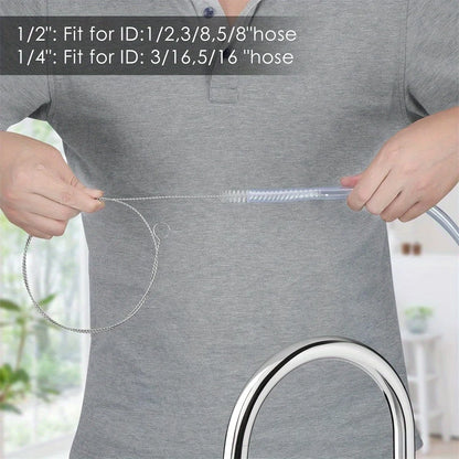 4pcs/pack 40 Inches Brush Cleaner for Cleaning Straw, Kegerator, Feeding Tube, Siphon Hose, Sunroof Drain, Refrigerator Drain, 2