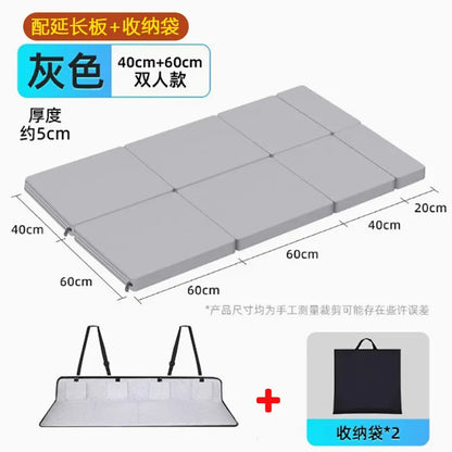 Folding Camping Bed Portable With Mattress For Car SUV Space Saving Foldable Cot For Adults Outdoor Travel Home Office Nap