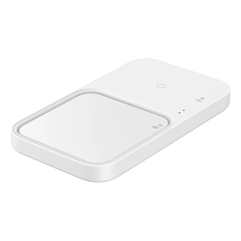 Wireless Charger Duo with Travel Adapter 15W,For Samsung Galaxy S23/S21/S10/S9/S8/Note20+/Smart Watch3-7 Airpods3 Qi EP-P5400