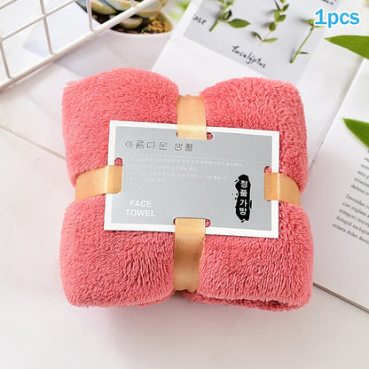 Hot 1/5PCS Bath Towels Set Super Soft Highly Absorbent Quick-drying Coral Velvet Bath Towel For Adults Hotel & Spa Use