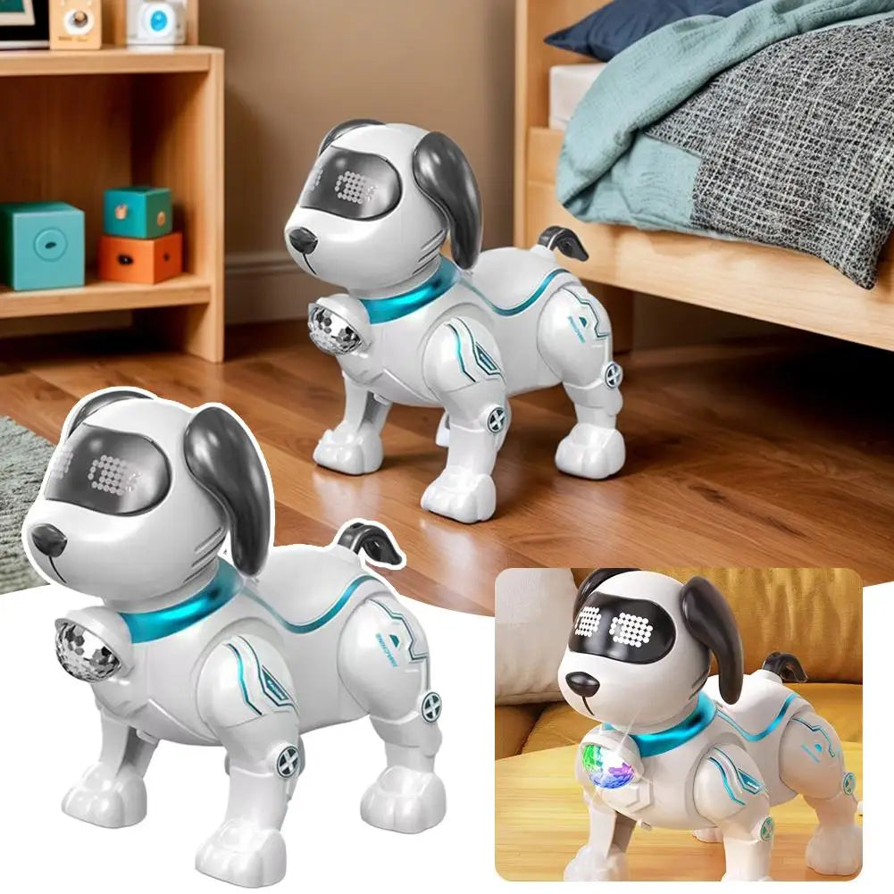 RC Robot Dog Electronic Stunt Pet Interactive Touch Programmable Smart Walking Dancing Kids Birthday Gift for Kids Boys Girls