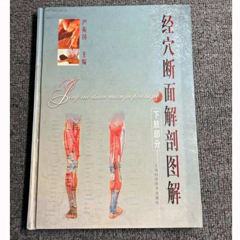 Used Acupuncture Meridian Cross-Section Anatomy Atlas - Full Color Medical Illustration Book