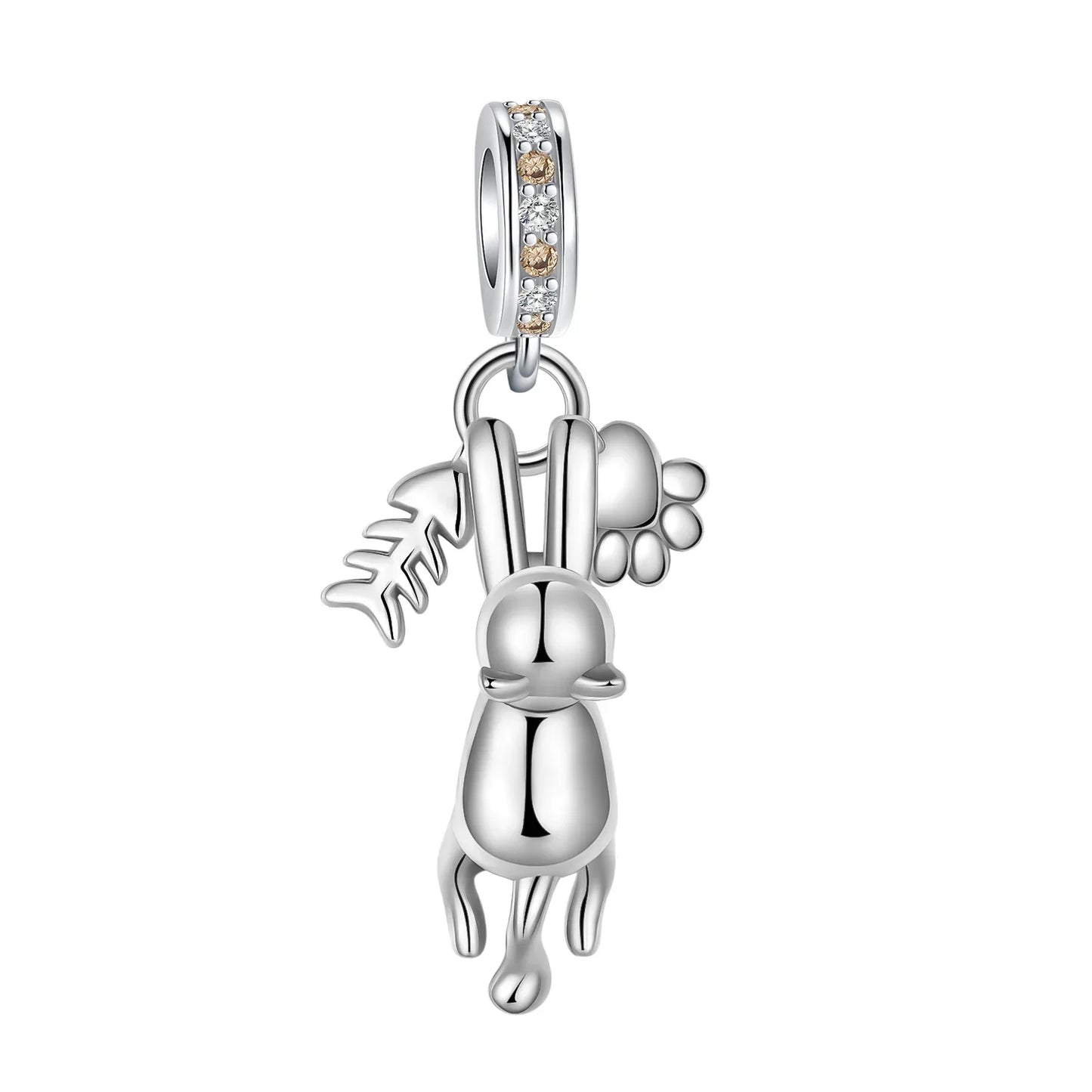 925 Sterling Silver Fashion Bee Honey Jar Sunflower Autumn Series