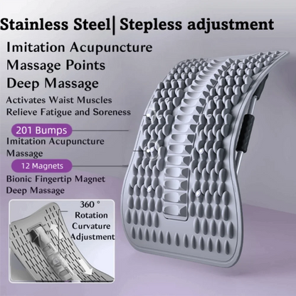 12 Magnets Lumbar Vertebrae Relaxer Humpback Correction Traction Back Massager Shaping Stretching Back Stretcher Waist Support