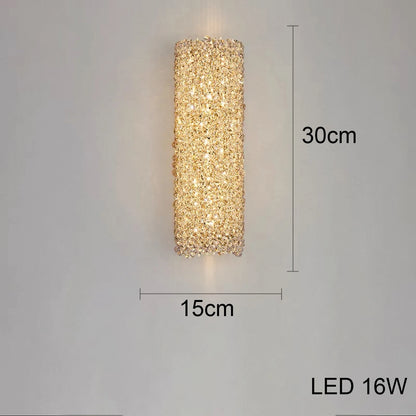 Gold Luxury Crystal Chandelier Lights 3000K 4000K Dimmable Chandeliers, Home Decor Hanging Lamps for Villa Duplex High-ceiling