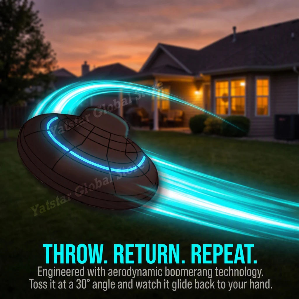 Magic Flying Helicopter Spinner Fingertip Flight Gyro Hover Ball Mini Drone Aircraft LED Light Outdoor Fun Toy for Teens & Adult