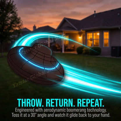 Magic Flying Helicopter Spinner Fingertip Flight Gyro Hover Ball Mini Drone Aircraft LED Light Outdoor Fun Toy for Teens & Adult