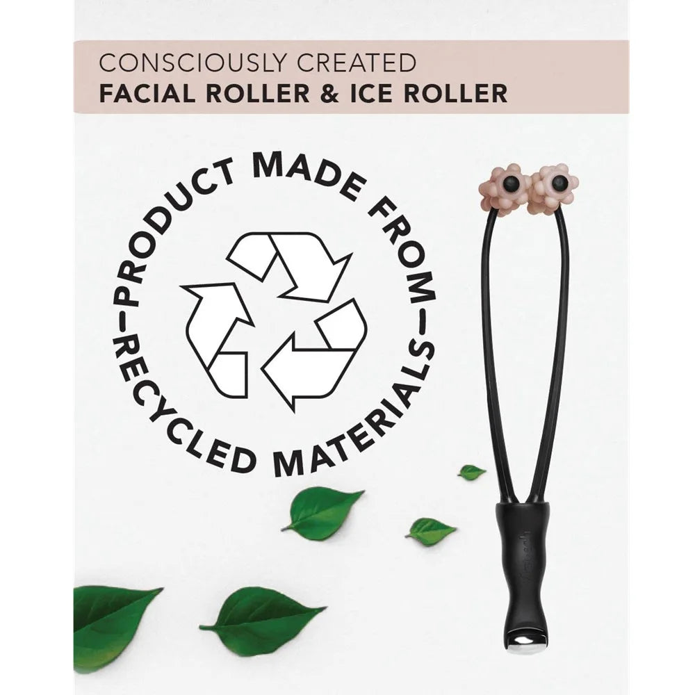 2-in-1 Facial Lifting Roller for Firming Wrinkles Skin Tightening V Jawline Sculpt Face Eye Massager Home Beauty Tools